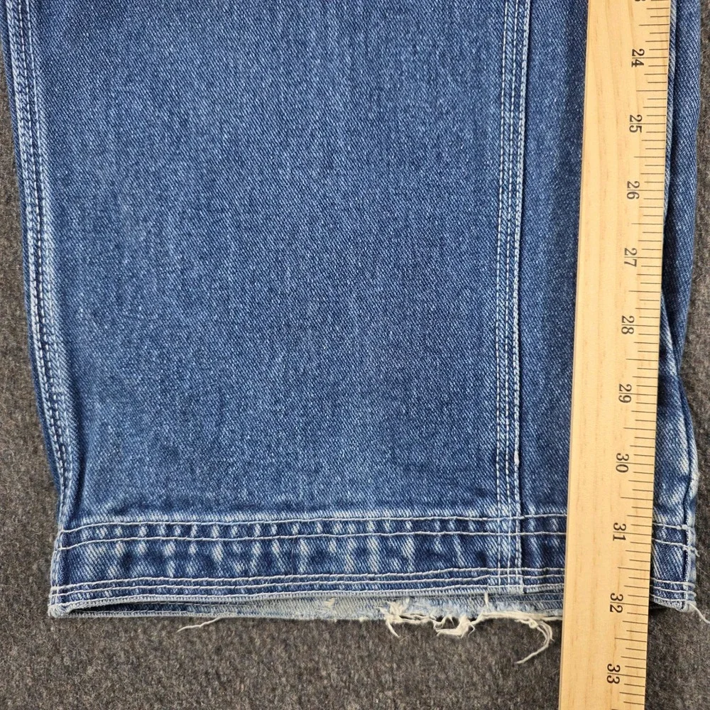 VTG FUBU Jeans Mens Fits 38x32 Wide Leg Baggy‎ Double Knee 90s Streetwear Y2K